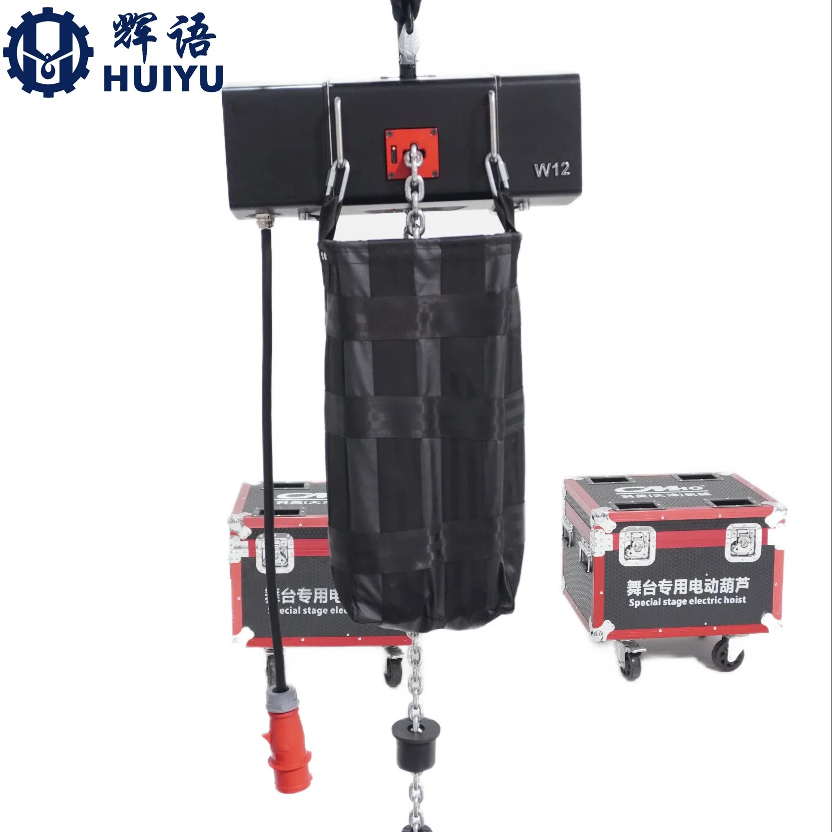 Chinese Suppliers Strong Transporting 2 Ton Electric Chain Stage Hoist with Low Price