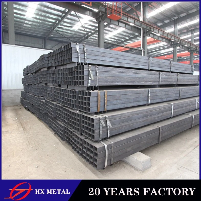 Q235 En10219 Black Square/Rectangular Steel Pipe Weld