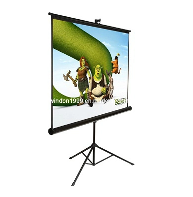 84"X84" Tripod Floor Standing Projection Screens for Cinema