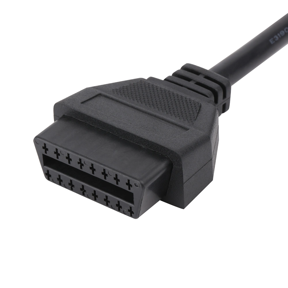 Obdii-16pin Male to Female Y Cable