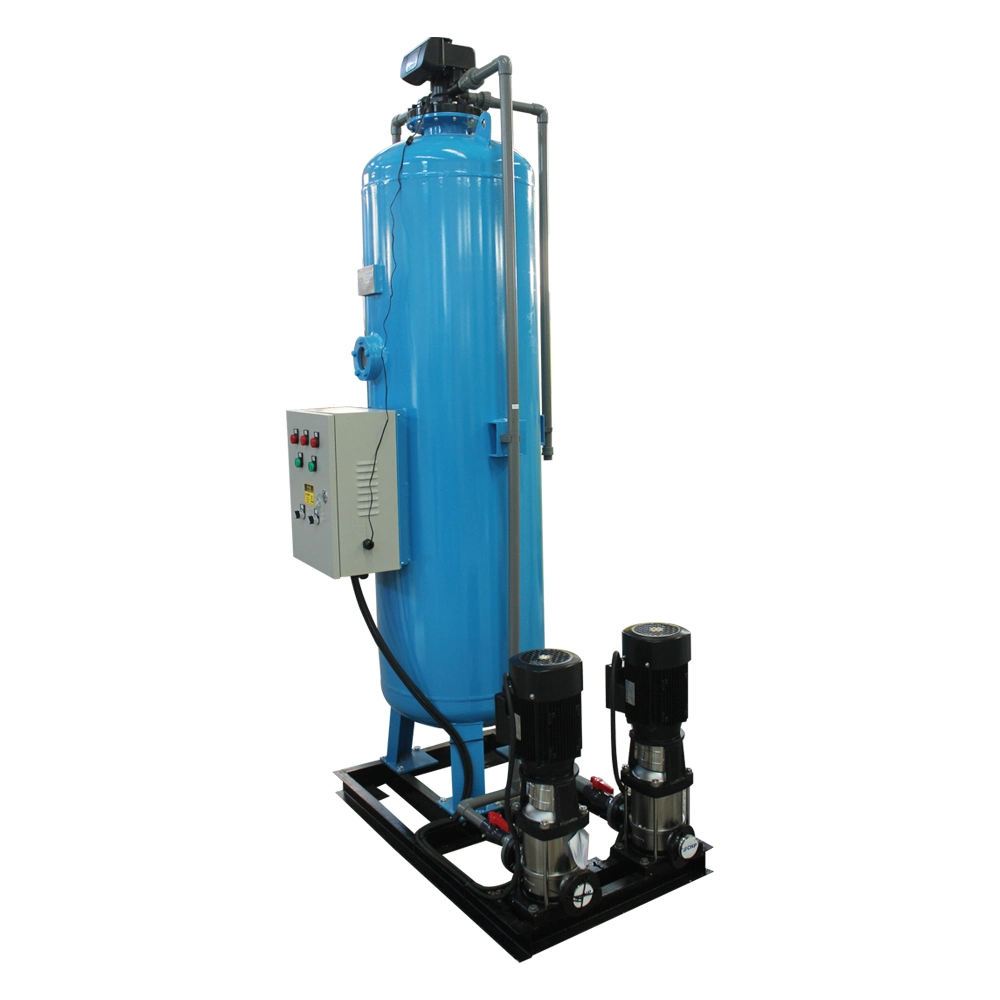 PLC Control Automatic Back Wash Quartz Sand Filter