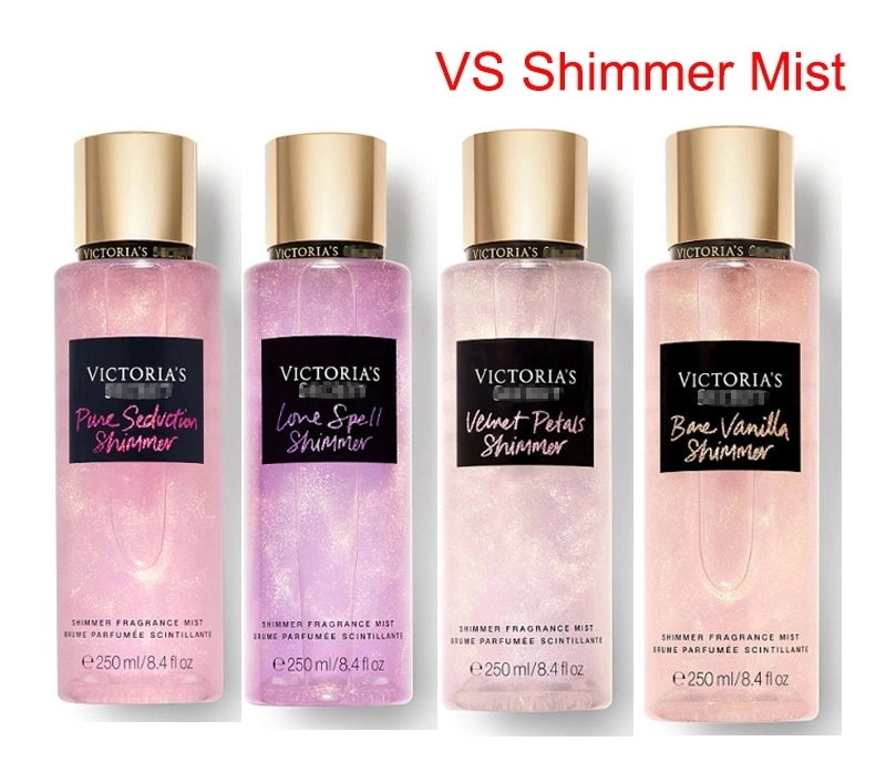 Wholesale/Supplier 250ml 8.4oz Flower Scent Shimmer Vs Victoria Perfume Victoria's Secret Body Mist