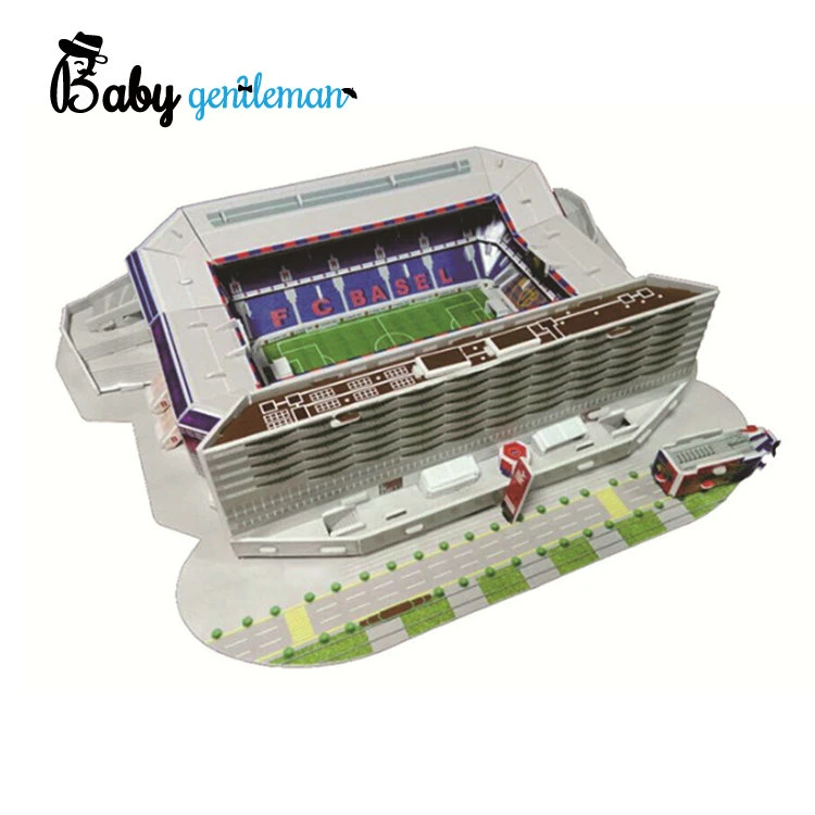 Custom Education Jigsaw Toy Signal Iduna Park Paper 3D Cardboard Puzzle for Kids Z14071g