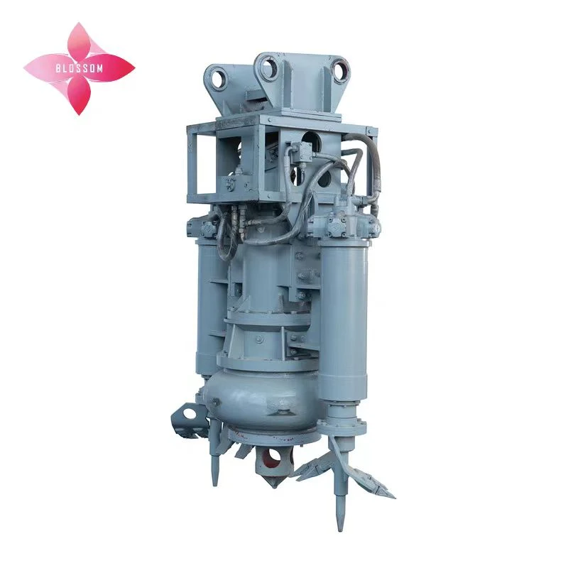 High Flow and High Lift of Hydraulic Submersible Sludge Pump with Agitator for River Pond Desilting