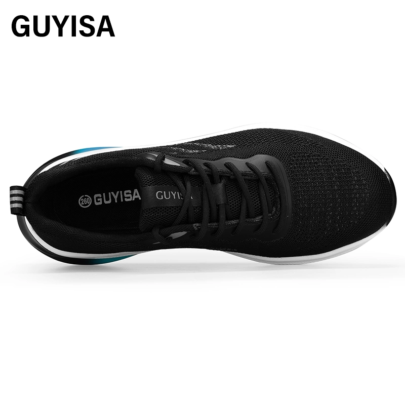 Guyisa New Safety Shoes Lightweight PU Outsole Factory Direct Sales Men's Outdoor Sports Steel Toe Safety Shoes