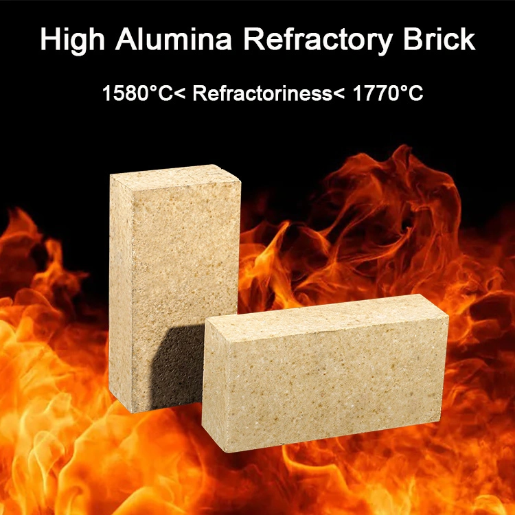 High Strength High Alumina Brick Fire-Resistant Chamotte Bricks Kiln Refractory