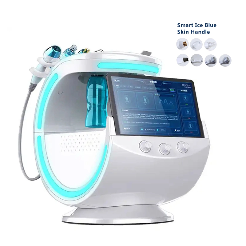 Máquina de beleza de alta frequência dermabrasion facial Smart Ice Blue Machine