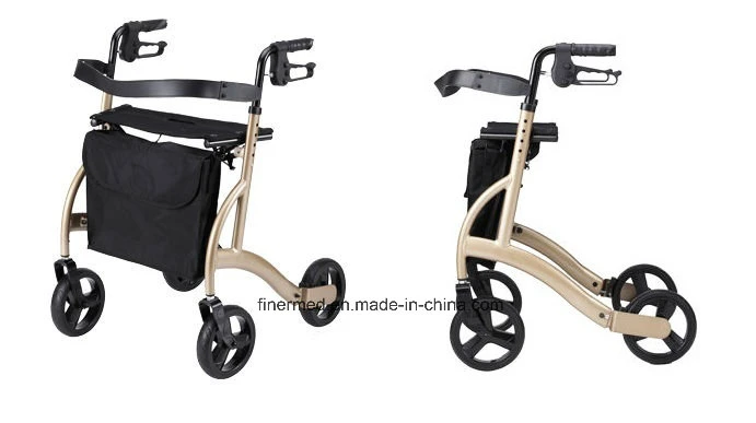 Lightweight Rollator Walker with Seat