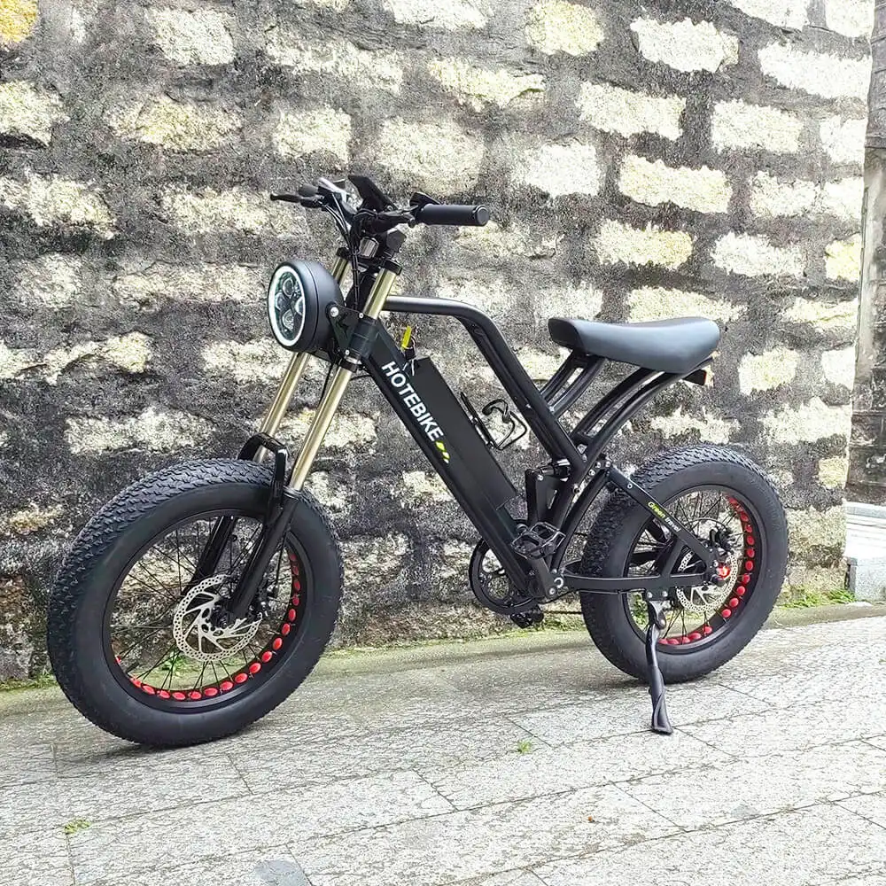 500W 750W 1000W Ebike Full Suspension Electric Dirt Bike 20 Inch Electric Bike