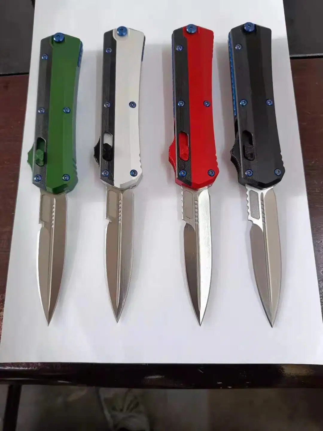 Wholesale/Supplier Folding-Military Tactical Big Auto Knives Push Botton Self Defence Swith Movement Automatic Knife