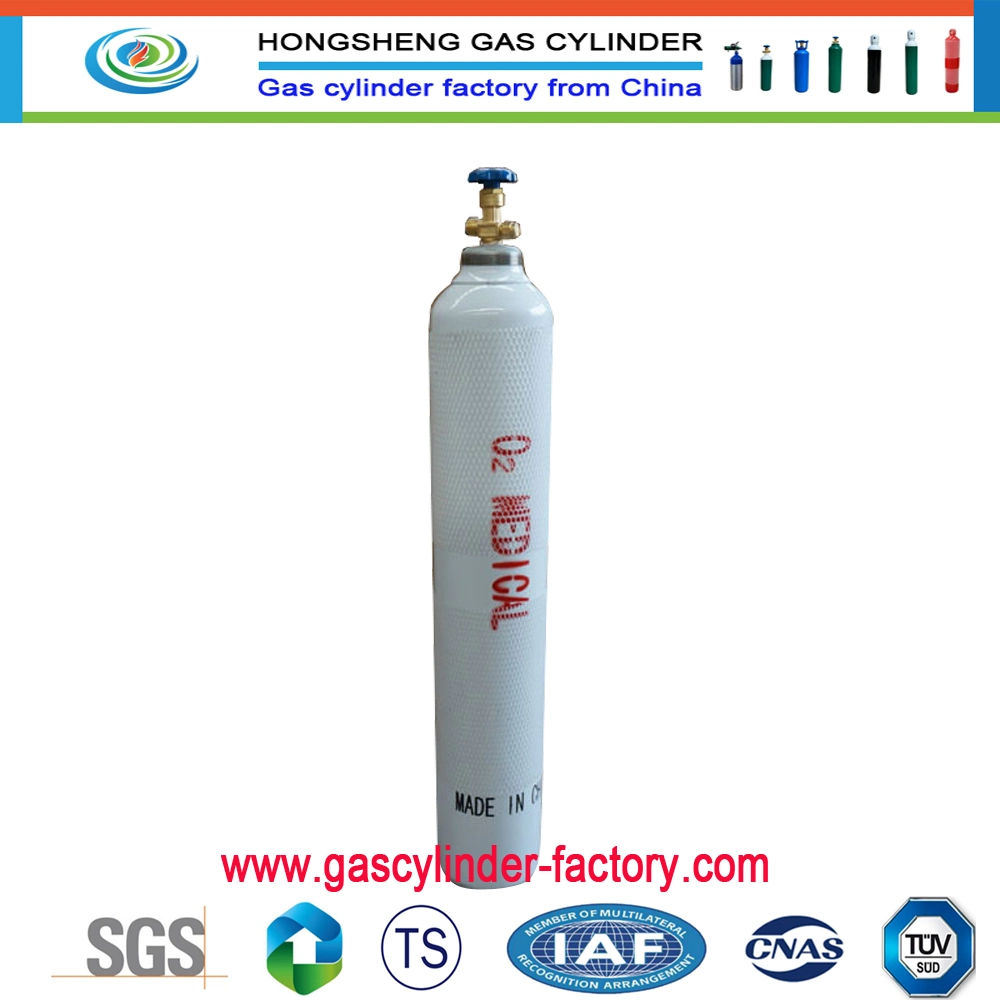 Wholesale Hospital Air Cylinder Oxygen Regulator Gas Bottles Mini Large Oxygen Bottles O2 Oxygen Cylinder Oxygen Tank in Stock