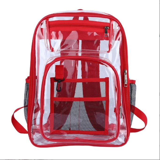 PVC Rucksack PVC Schultasche große Kapazität Rucksack PVC transparent Rucksack