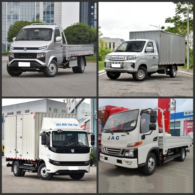 New Electric Truck Flatbed Van China Brands JAC Ruichi Wuling Farizon Changan