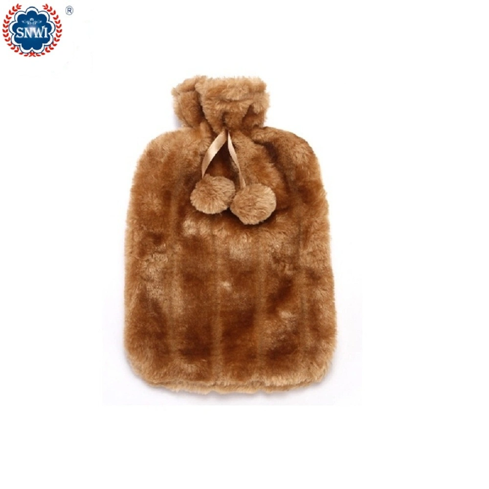 Factory Direct Sales 2000ml High quality/High cost performance  Natural Rubber Hot Water Bottle (Bag)