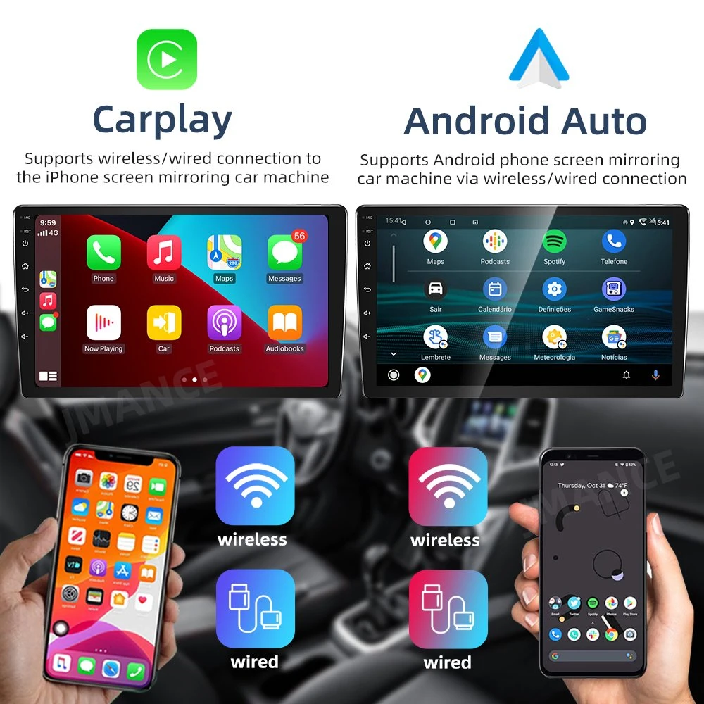 Jmance 9" 4G Android Carplay DSP automóvil Auto Video Radio RDS estéreo Multimedia para Mercedes Benz Smart Fortwo 2 2010 - 2015