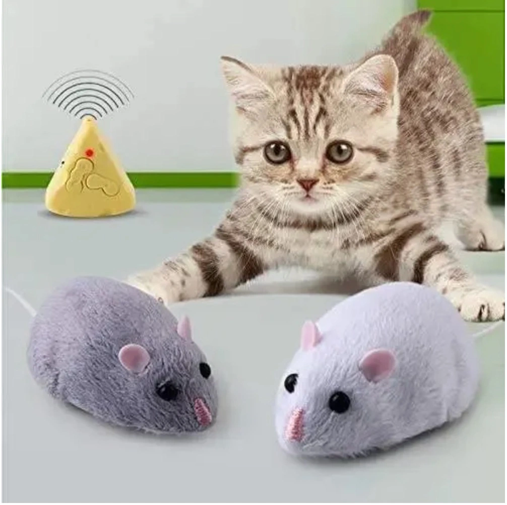 Electric Remote Control Cat Teaser Toy Interactive Cat Electronic Toys