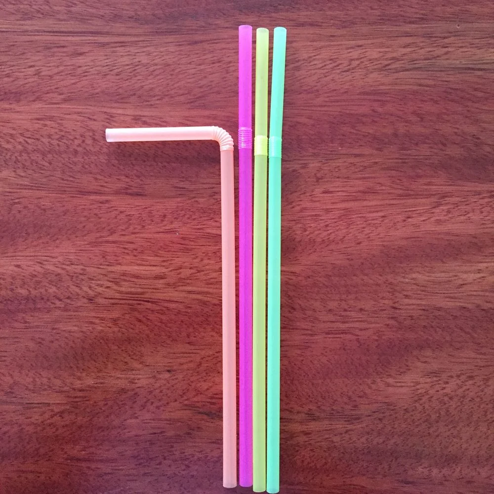 Reusable Biodegradable PLA Flexible Drinking Straws with Nude Packing for Families and Restaurants