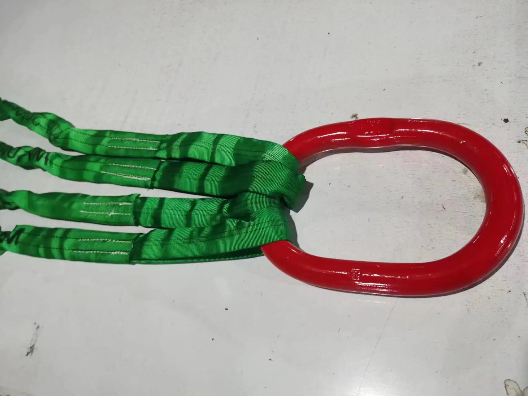 Multi-Leg Polyester Webbing Round Sling Rigging Assembly