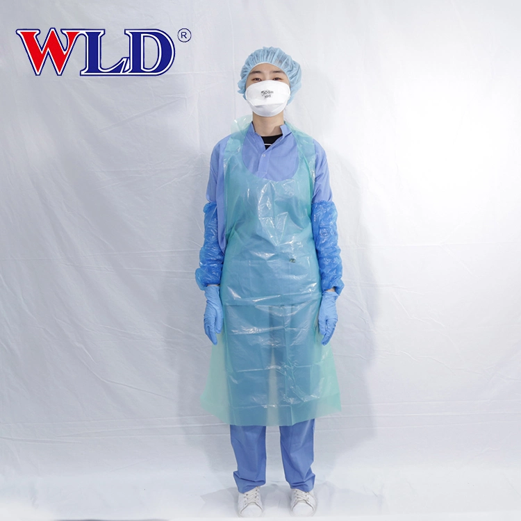 Customized Colors Medical PE Material Apron