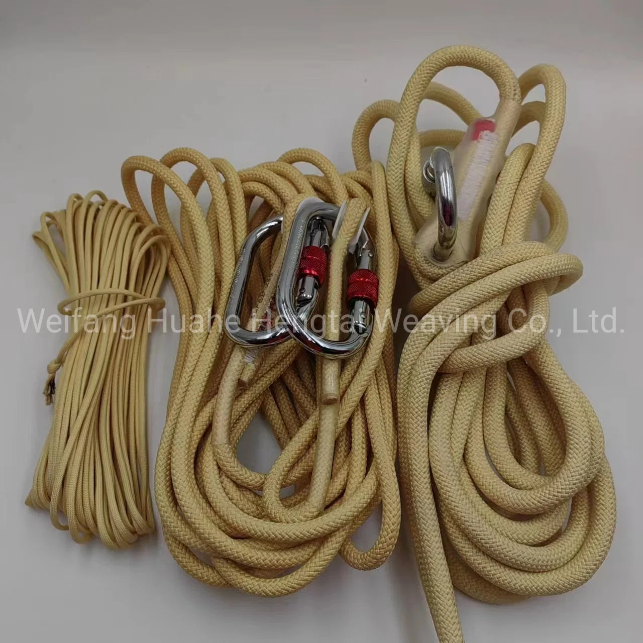 Wear-Resistant, High-Temperature Resistant, Flame-Retardant and Fireproof Kevlar Fire Rope