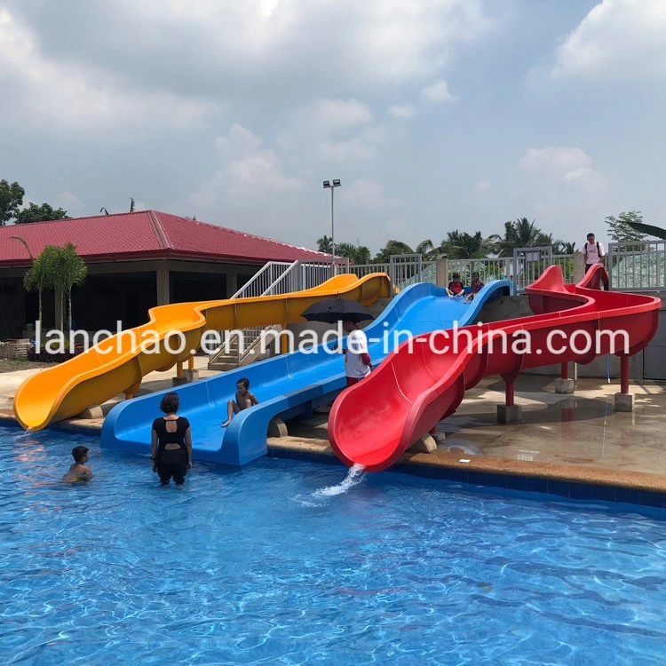 Water Amusement Park Fiberglass Swimming Pool Slides