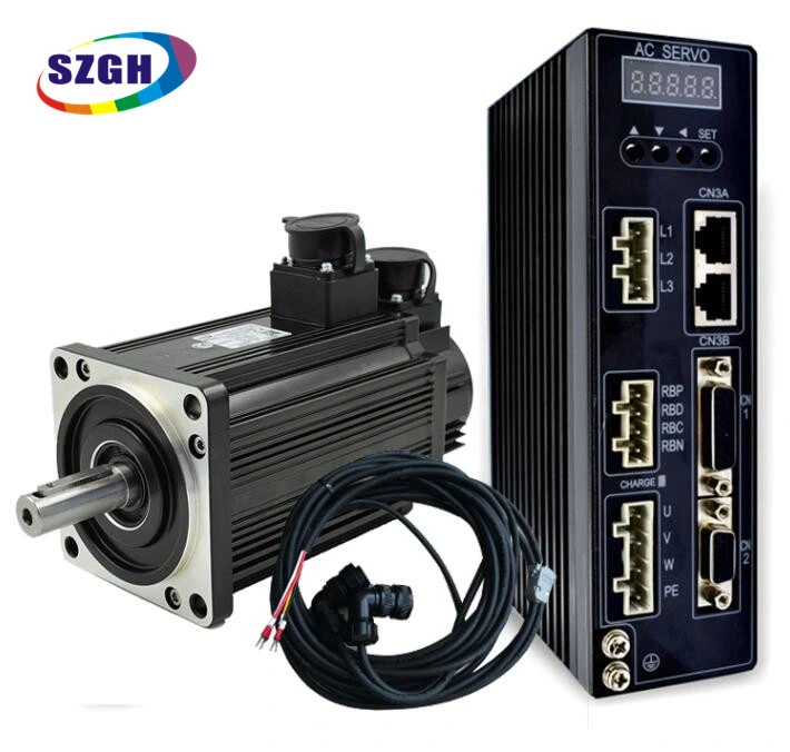 High Precision 23 Bit Absolute Encoder NEMA 42 Servo Motor Driver 2500PPR Encoder with CNC Servo Controller for Sew Machine