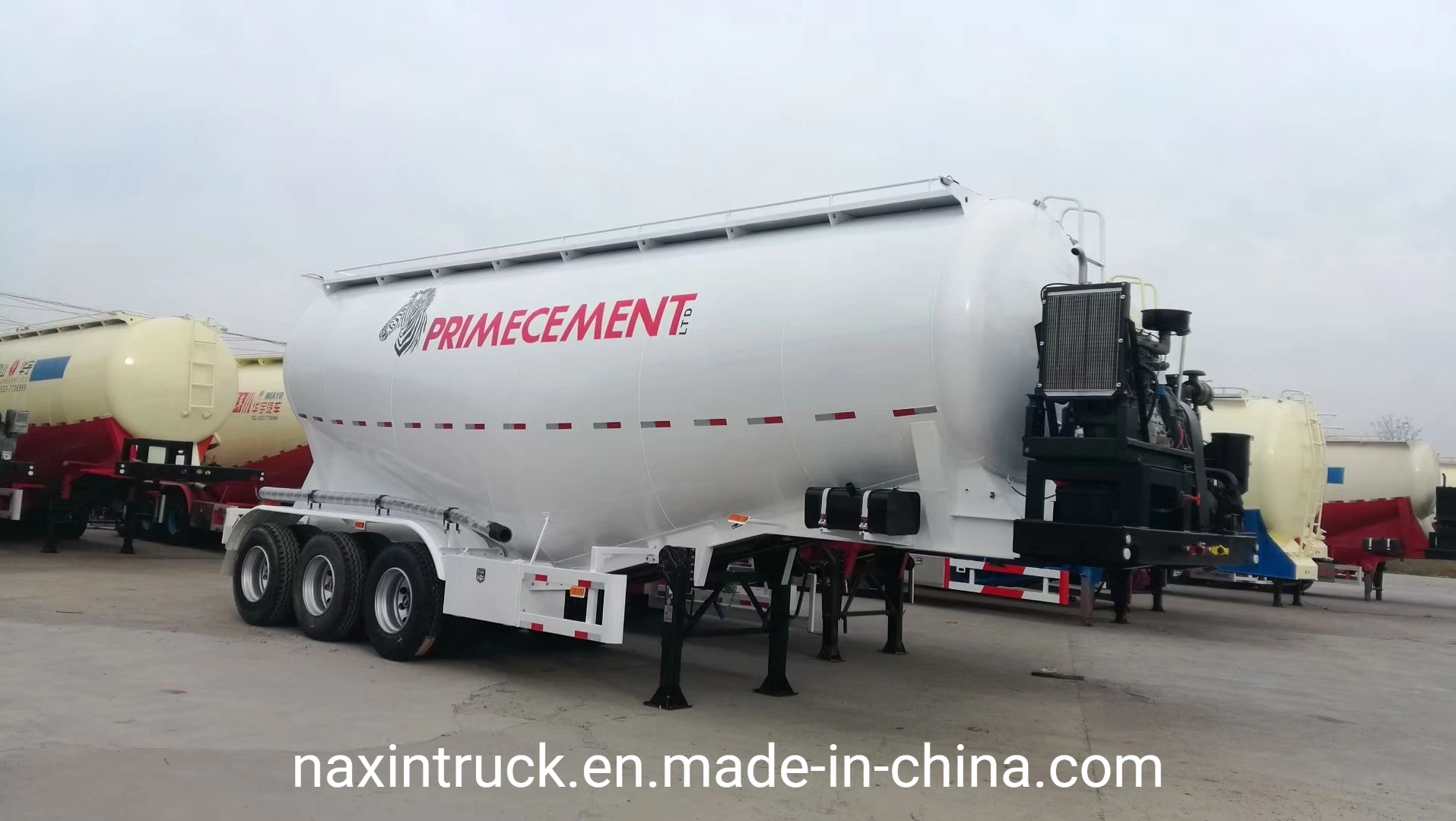 50m3-60m3 Zement Bulk Tank ohne LKW Semi Trailer