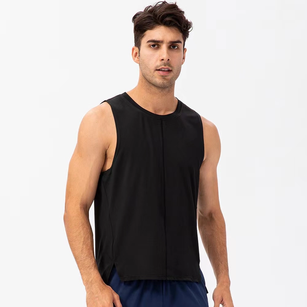 Men Sleeveless Sports Wear Gym Vest Fast Drying Top Activewear Cooling Tank Top