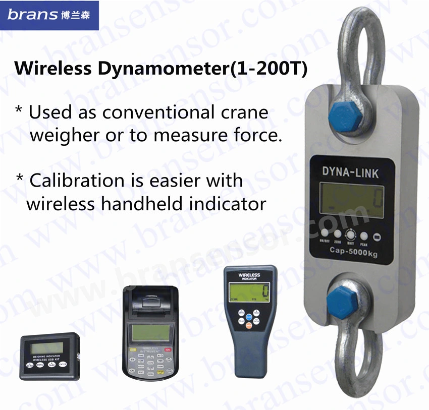 200t Wireless Dynamometer for Weighing of Water Bag (DL-W)