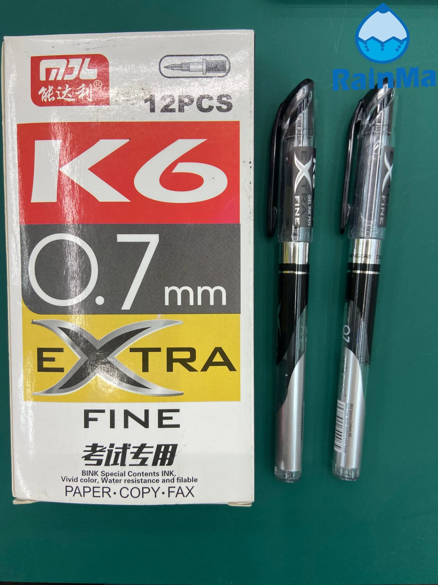 Großhandel Kunststoff Büro und Schule schwarze Tinte Stifte