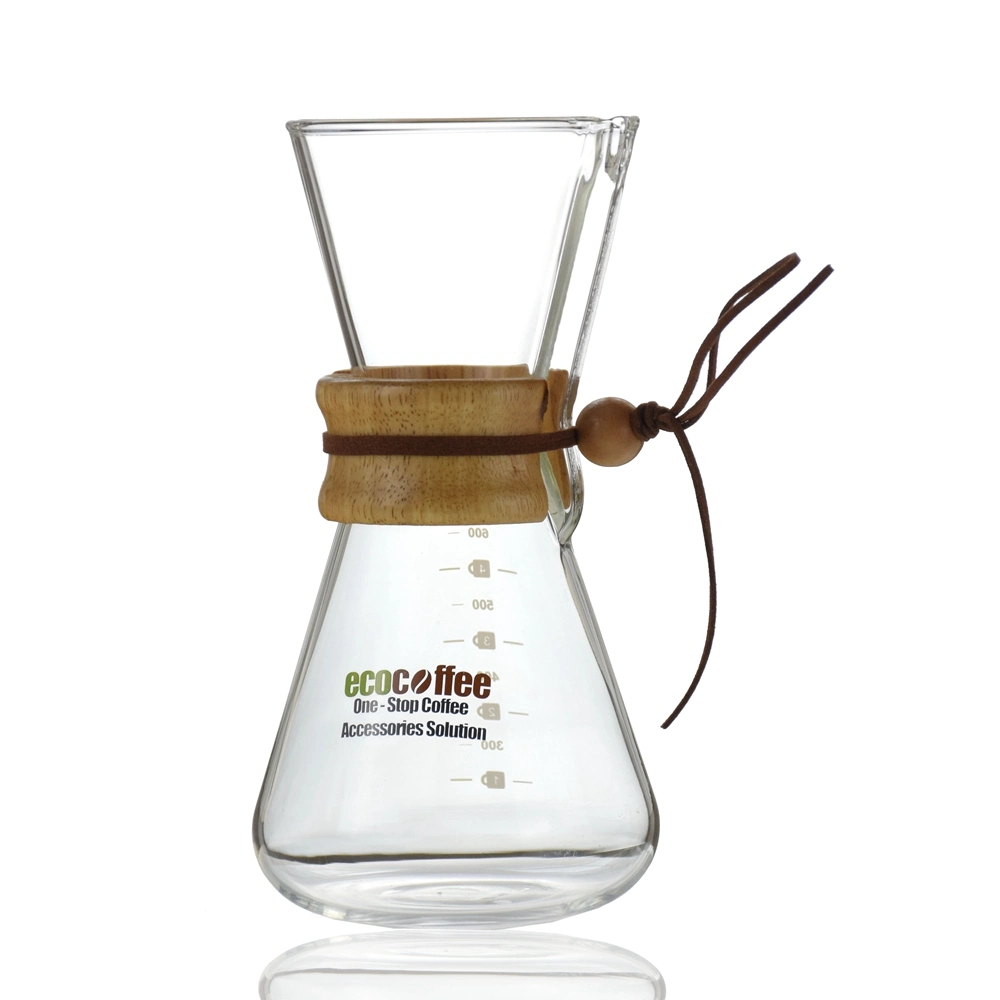 Machine à café de gros 500ml/800ml en verre borosilicaté Partager pot de café