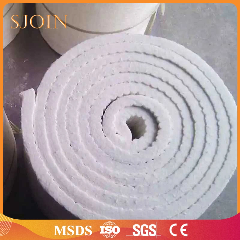 Refractory Material Insulation 1260 Thermawrap Insulation Ceramic Fiber Blanket Thermal Insulation Material for High Temperature Flue and Duct Bushing