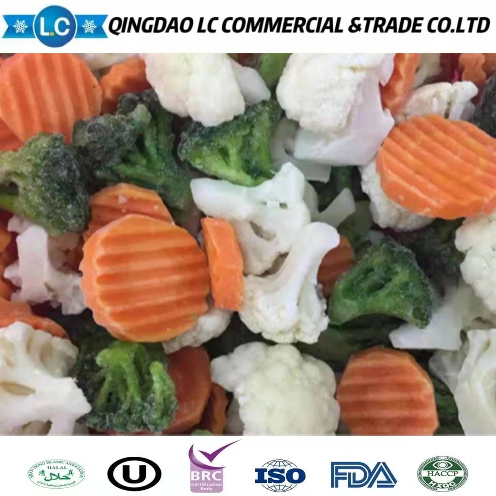 2-4cm 3-5cm 4-6cm Bulk Packaging Frozen Mixed Vegetables From Factory