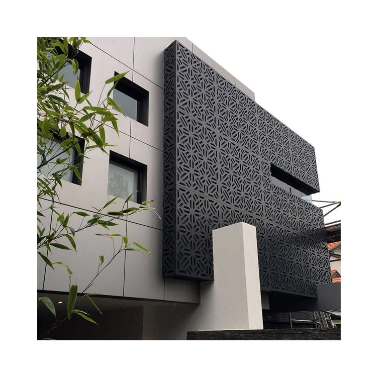 Custom Aluminum Perforated Facade Panel Curtain Wall