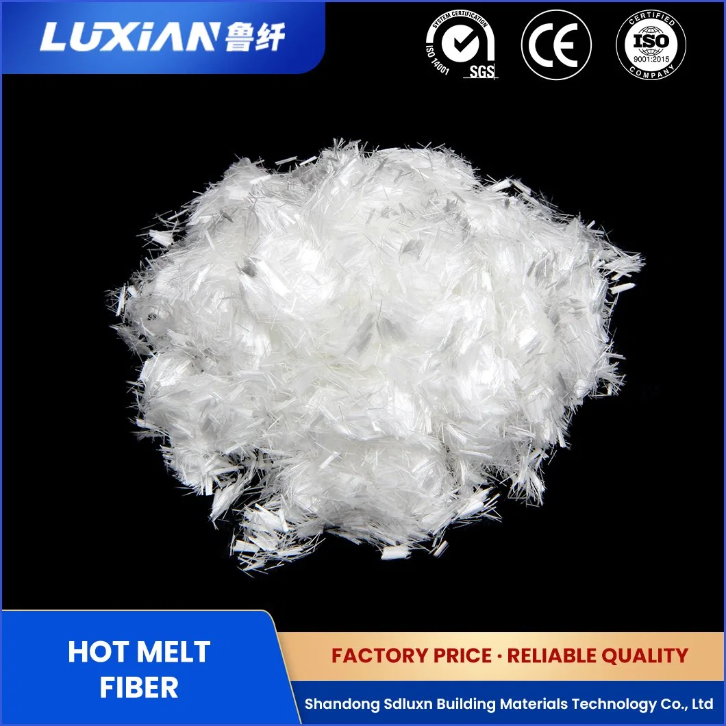 Luxn Cotton Staple Fiber Sample Available Synthetic Resin Lx Dr-100 Polypropylene Cement Fiber China Exhaust Anti-Explosion Hammer Sided Fiber Suppliers