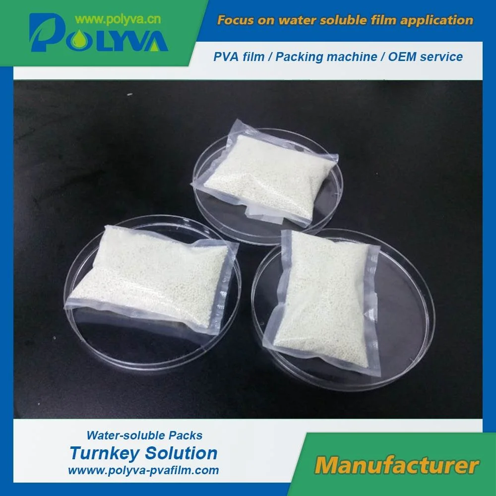 Polyva Eco Friendly Non Toxic PVA Water Soluble Plastic Film for Agrochemicals Dishwasher Powder Packaging Film