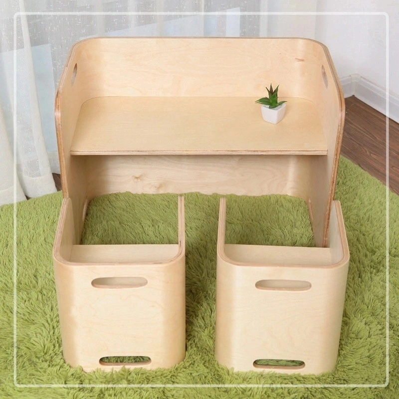 Ensemble de tables et chaises en bois pour enfants garderie de la maternelle mobilier préscolaire Définir