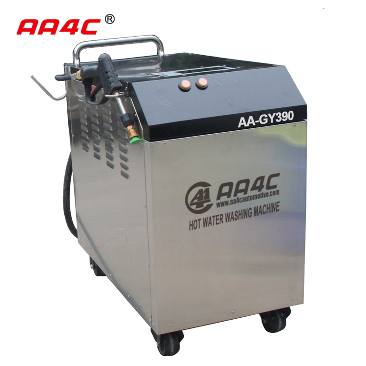 AA4c 75&ordm; C غسالة سيارات بالماء الساخن ذات ضغط عالي غسالة بخار للسيارات معدات العناية بالسيارات متجر إطارات مستعملة AA-Gy390