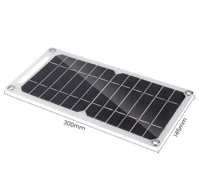 Banheira de venda preço de fábrica eletrônico USB Saída inteligente 5V viagens no exterior o Carregador de emergência 6W Painel Solar para carregamento de Telefone