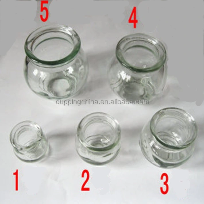 Cupping Jar 5 Size Glass Cupping Set Cupping Massage Therapy Traditional Chinese Glass Cups