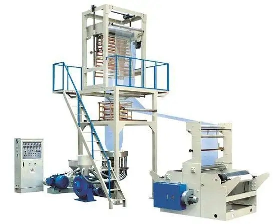 One Layer Mono Layer Blown Plastic Film Extrusion Machine T-Shirt Bag Film Extruder Machines