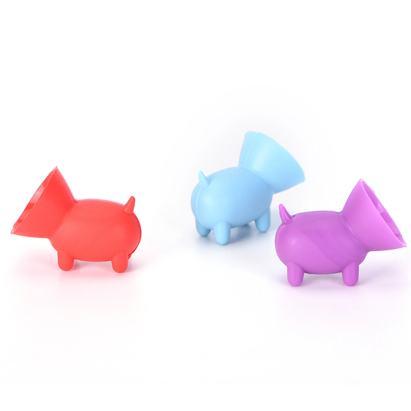 Promotion cadeaux Lovely Pig Shape Sucker ventouse silicone Mobile Stand Support pour téléphone portable