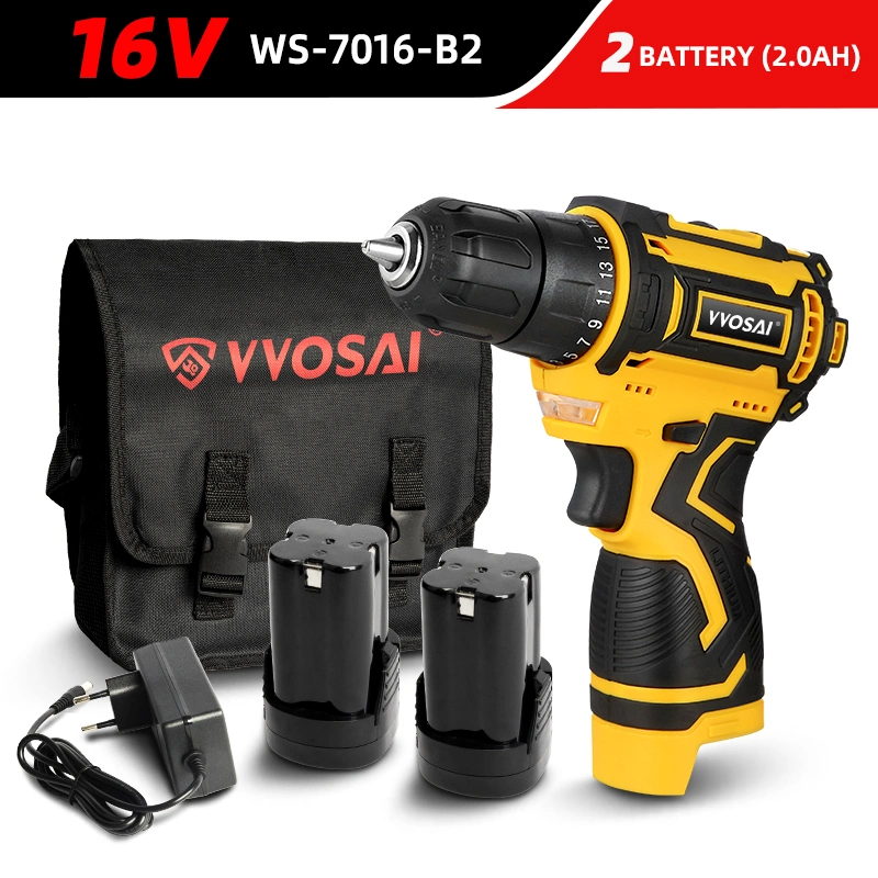 Ready Stock Premium Vvosai 20V Battery Rechargeable Drill