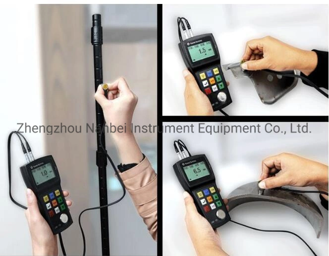 NDT Ultrasonic Thickness Gauge for Steel Plate Pipe Wall