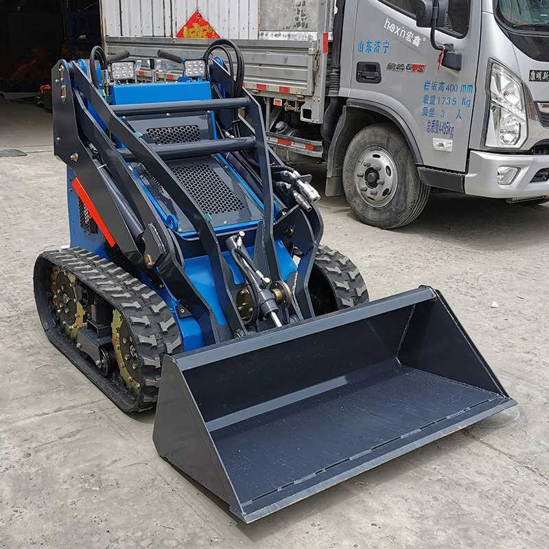 CE ISO EPA Crawler Polyvalent Skid Steer Mini Micro Roue et Chenille Tarière Mini/Petit/Tractopelle Diesel Chargeuse Frontale Télescopique à Vendre