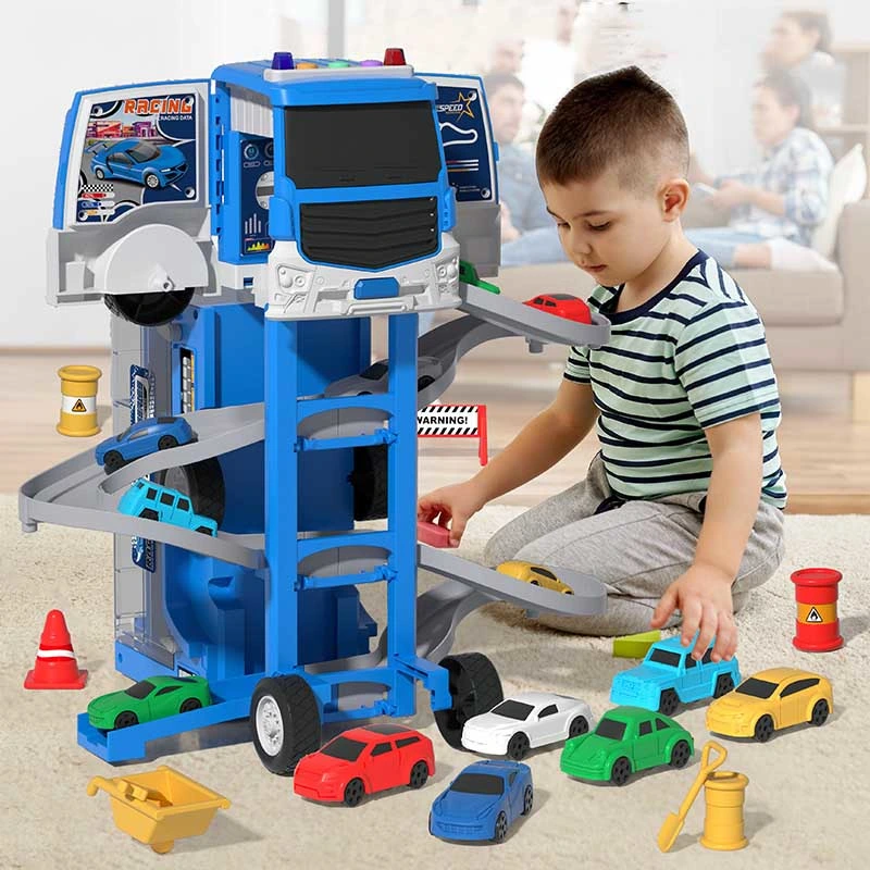 Car Parking Lot Building Parking System Toy Set