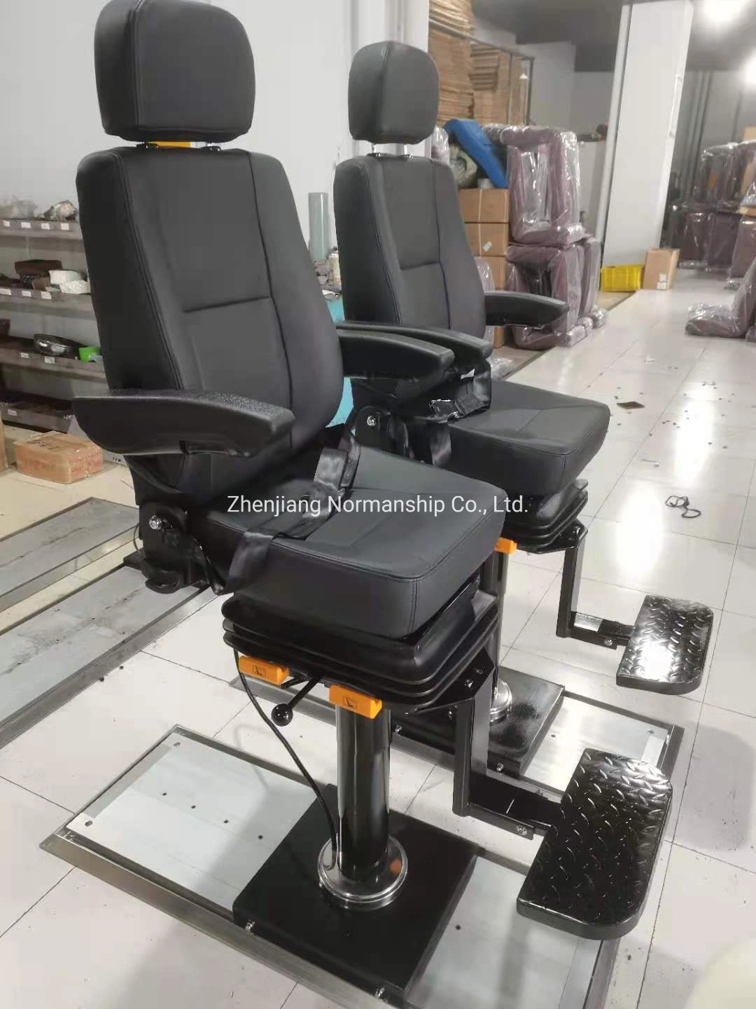 Marine Helmsman Seat /Captain Chair/Marine Helm Seats/Marine Driver's Seat/Boat Driving Chair/Yacht Driving Chair with Rail