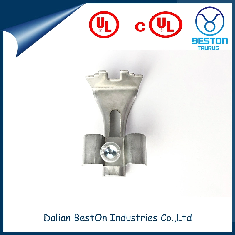 Dalian Beston Side Beam Clamp Cheap Price Weight 0.67145 Lbs Dimensions 1-5/16" X 1-7/8" X 2-3/8" Electro Galvanized Universal Malleable Beam Clamp for 7/8" Rod