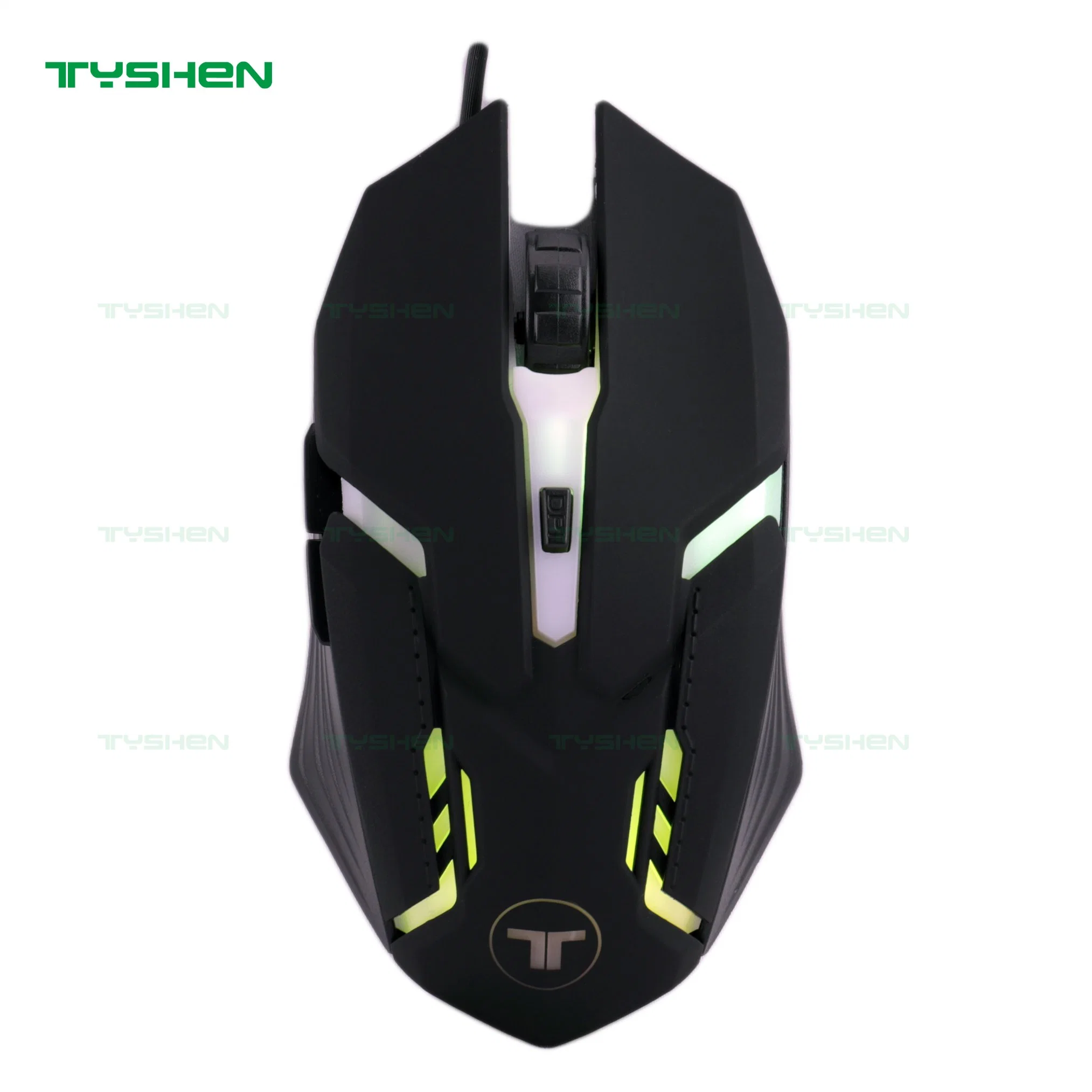 Low-End Gamer Mouse, 6 Buttons, 800/1200/1600/2400 Dpi