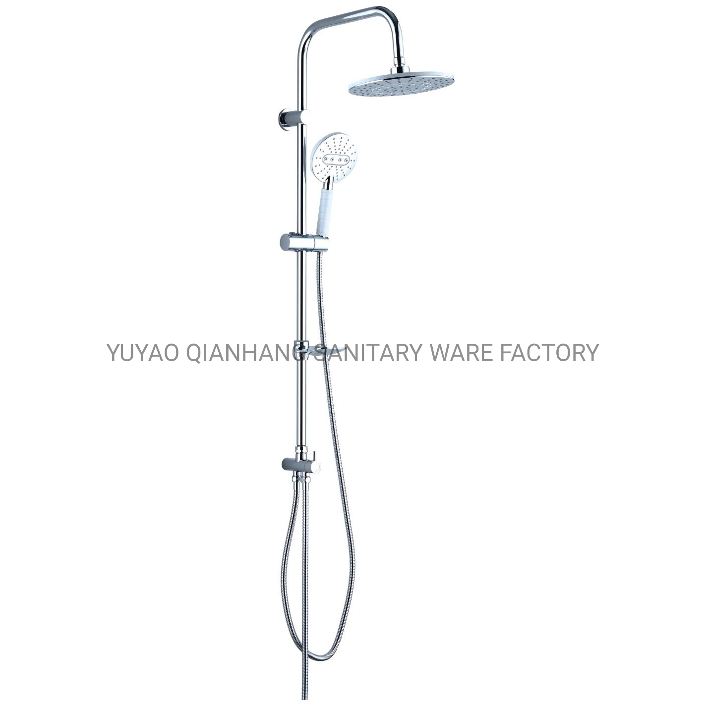 نظام ABS للطلاء البلاستيك النقي من الكروم الدُش Head Sanitary Ware